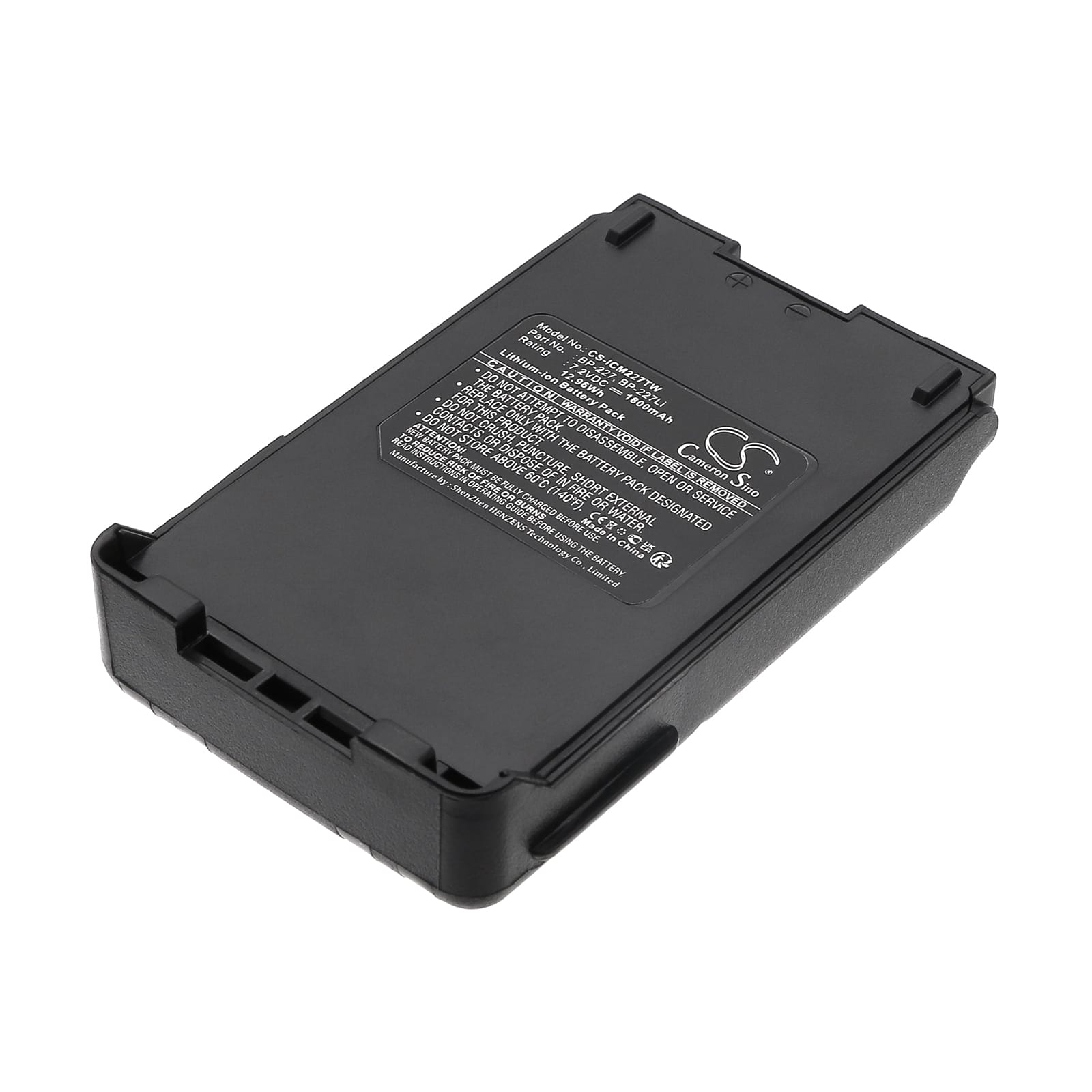 Batteri till Icom IC-F50 mfl - 1.800 mAh