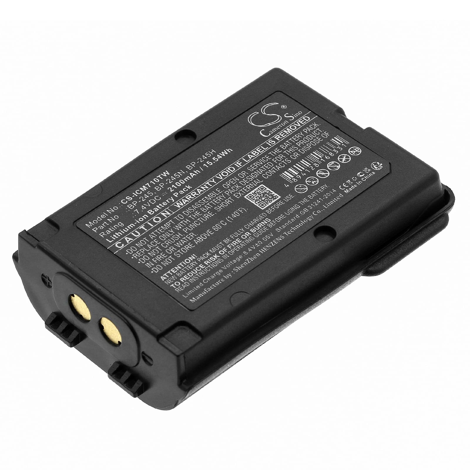 Batteri till Icom IC-M71 mfl - 2.100 mAh