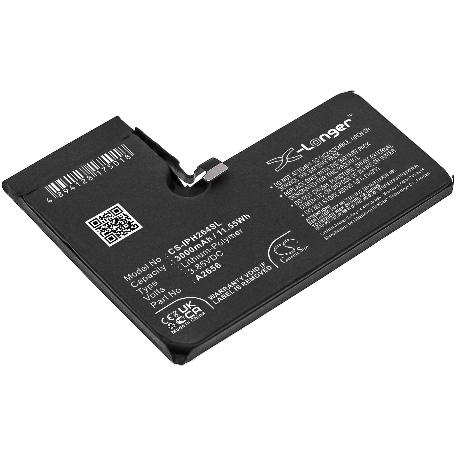 Batteri till Apple iPhone 13 Pro mfl - 3.000 mAh