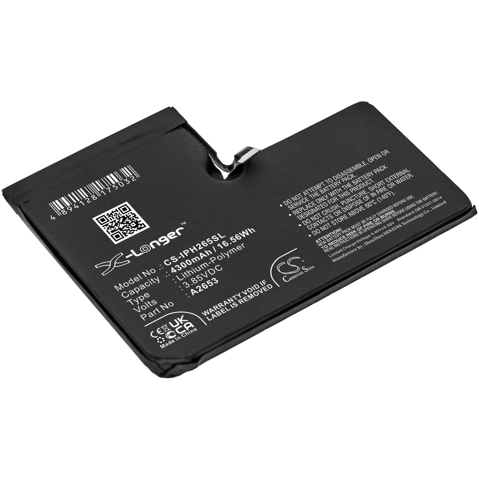 Batteri till Apple iPhone 13 Pro Max mfl - 4.300 mAh