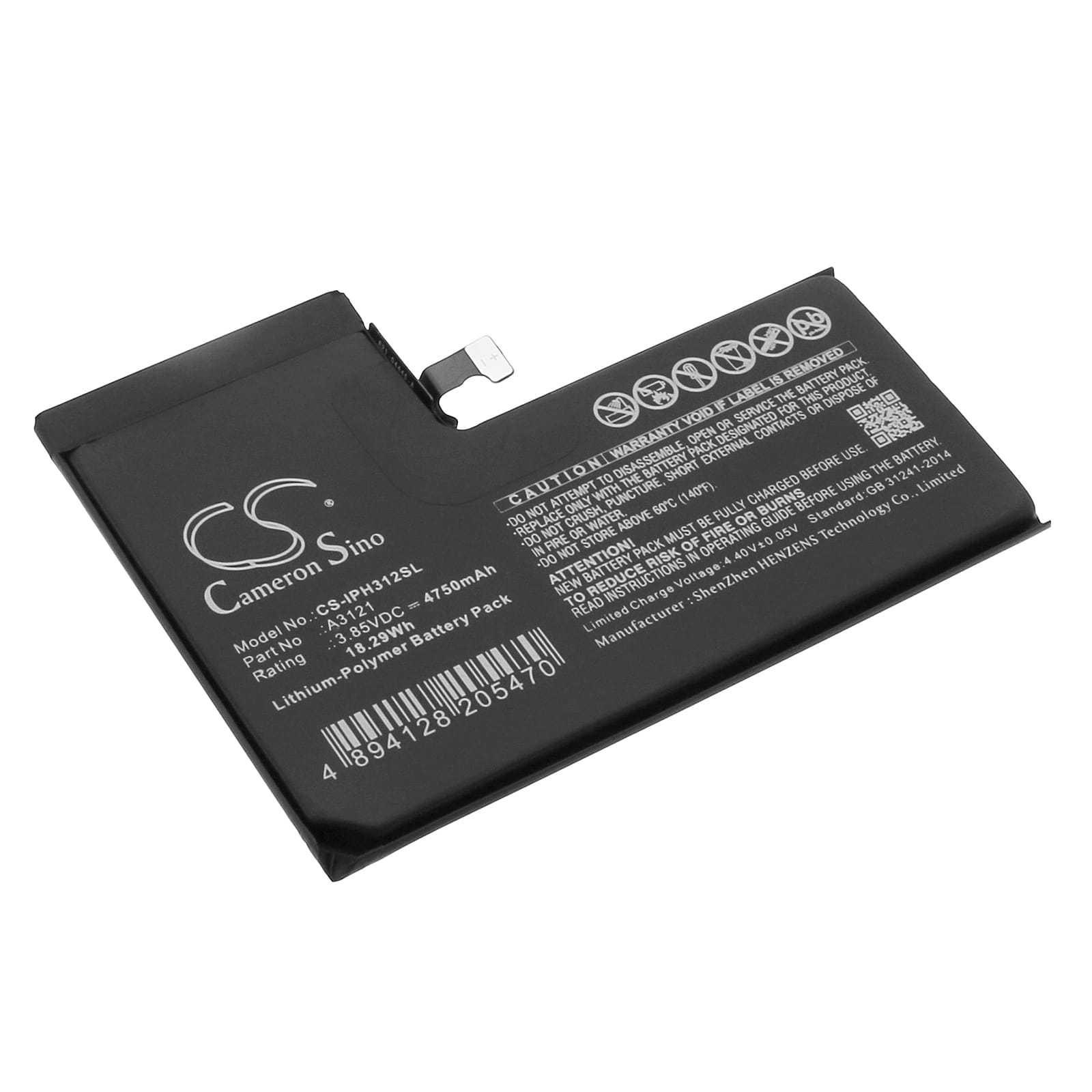 Batteri till Apple iPhone 15 Pro Max - 4.750 mAh