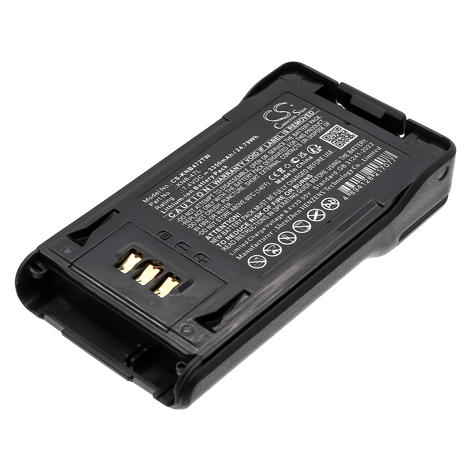 Batteri till Kenwood NX-200 mfl - 3.350 mAh