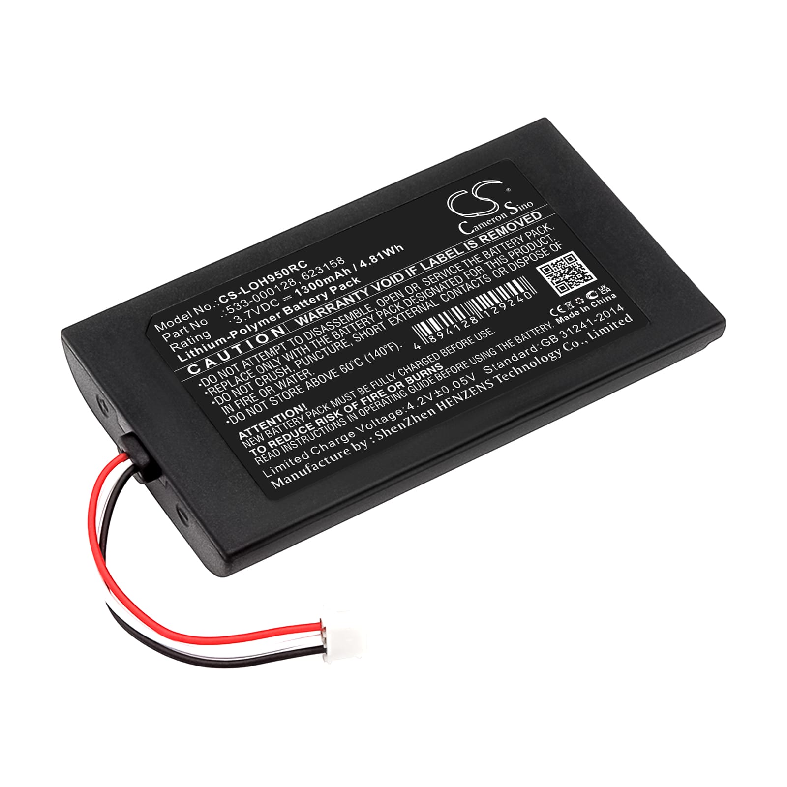 Batteri till Logitech Harmony 950 mfl