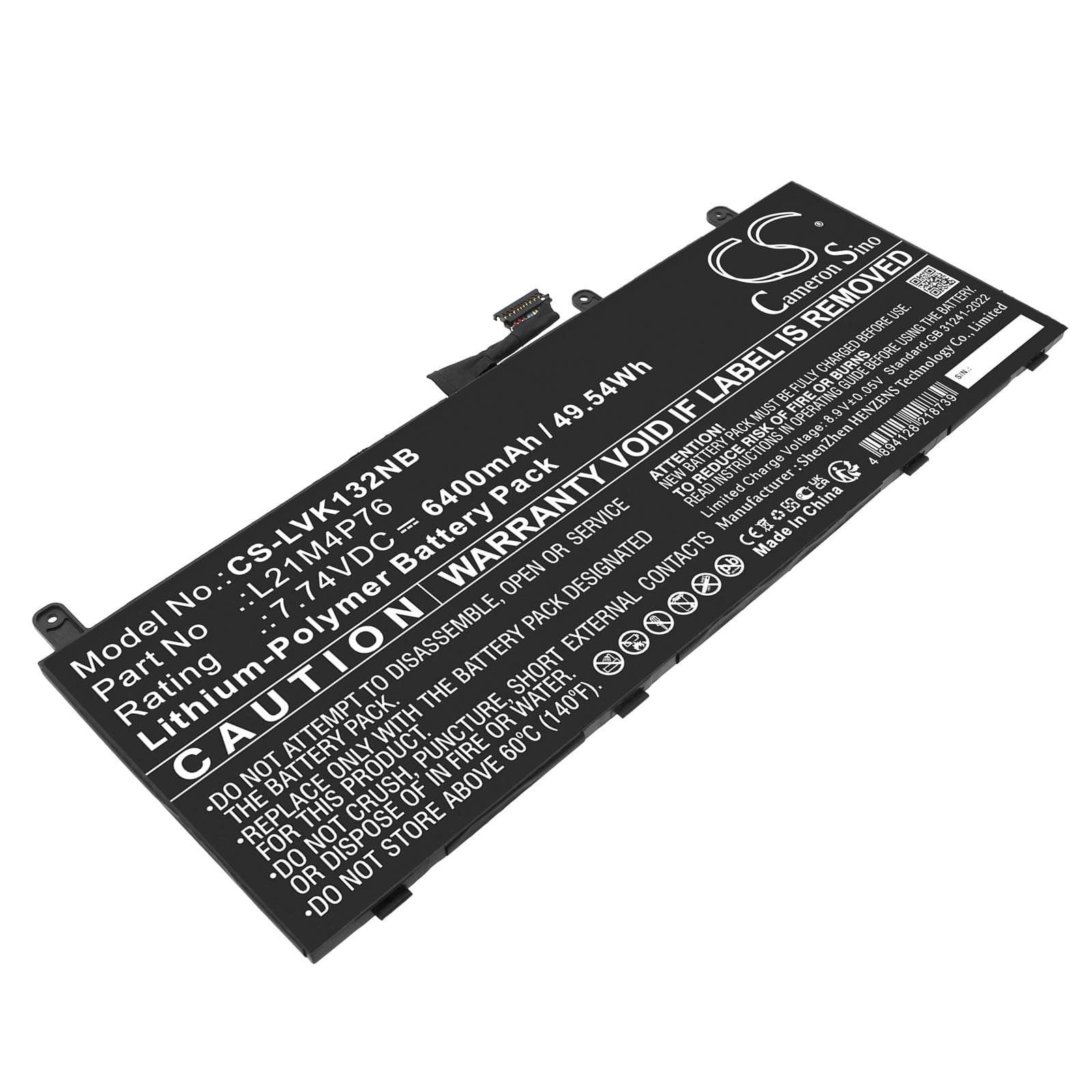 Batteri till Lenovo ThinkPad X13S GEN 1 mfl - 6.400 mAh