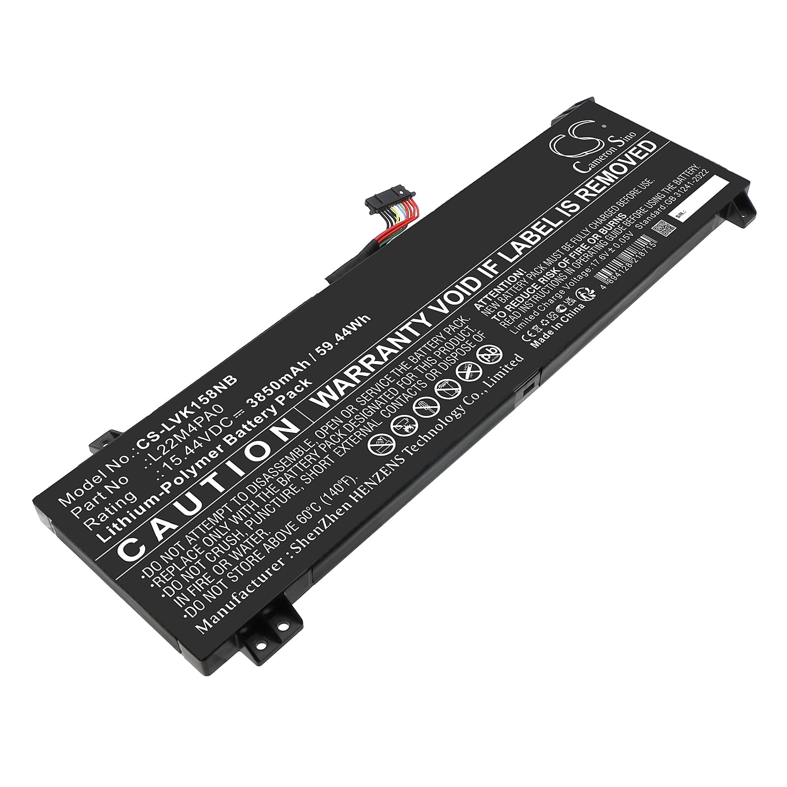 Batteri till Lenovo LOQ 15APH8 mfl - 3.850 mAh