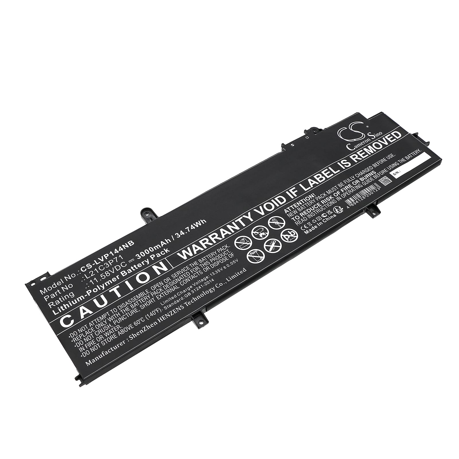 Batteri till Lenovo ThinkPad P14S Gen3 mfl - 3.000 mAh