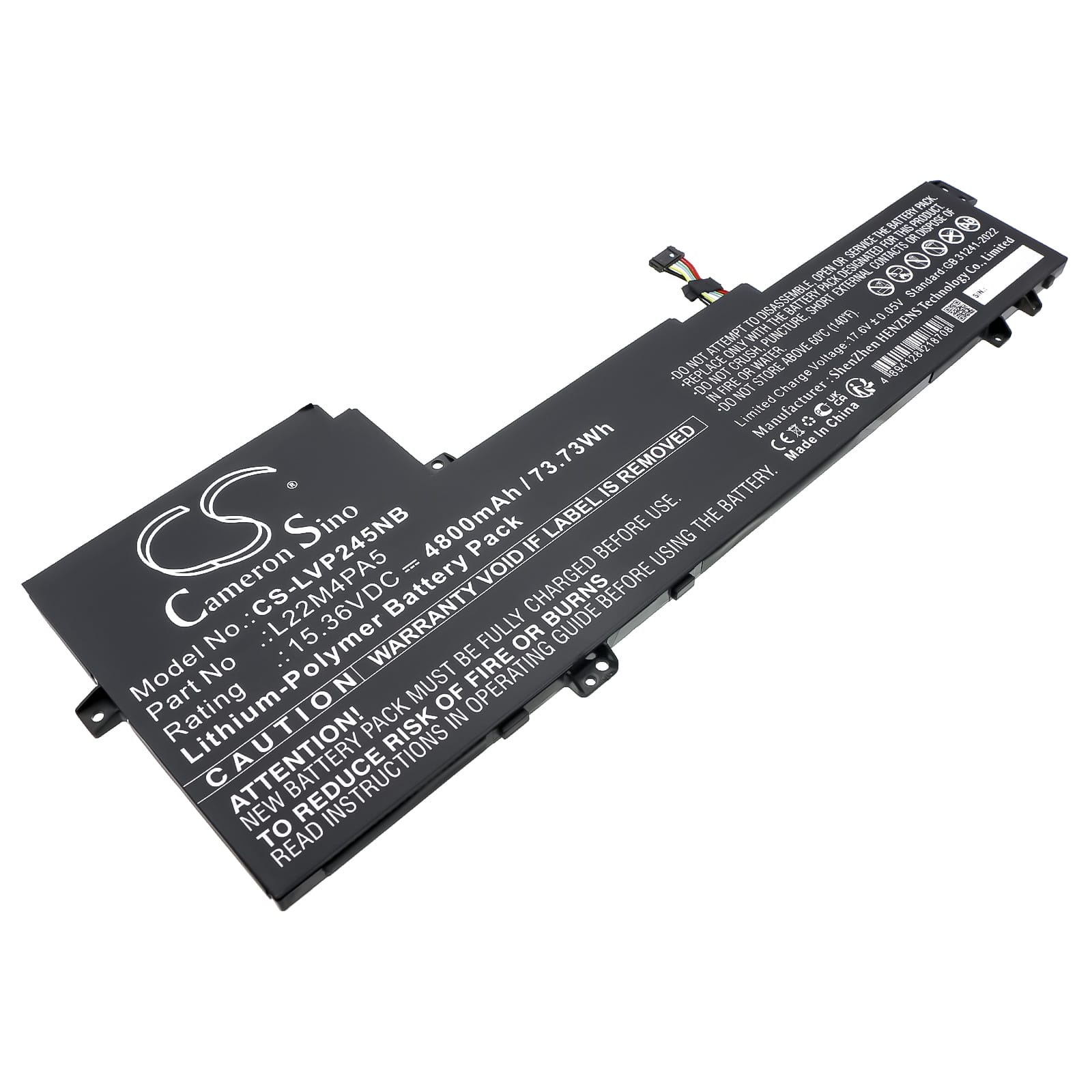 Batteri till Lenovo IdeaPad Slim 5 mfl - 4.800 mAh