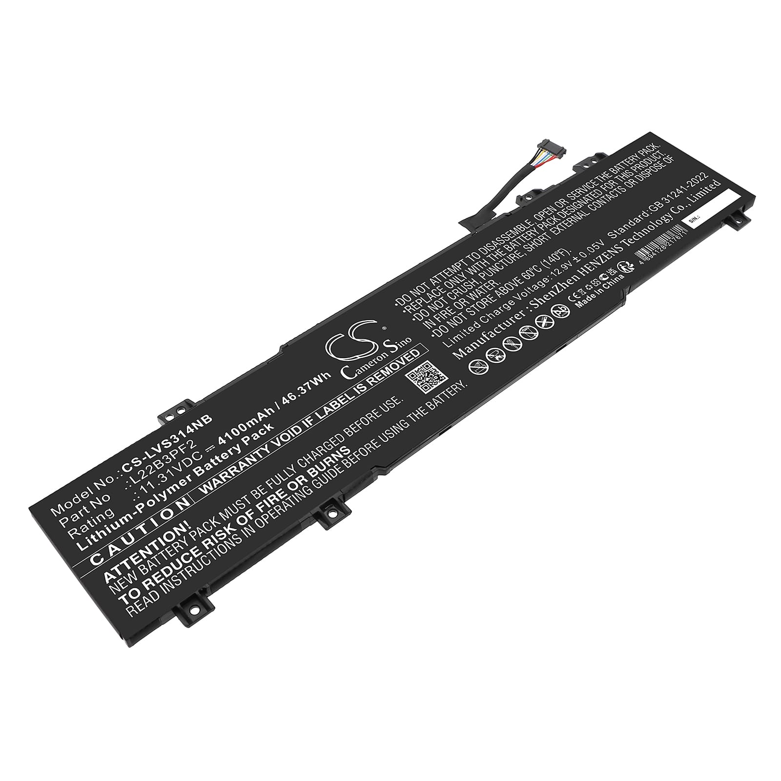 Batteri till Lenovo IdeaPad Slim 3 mfl - 4.100 mAh