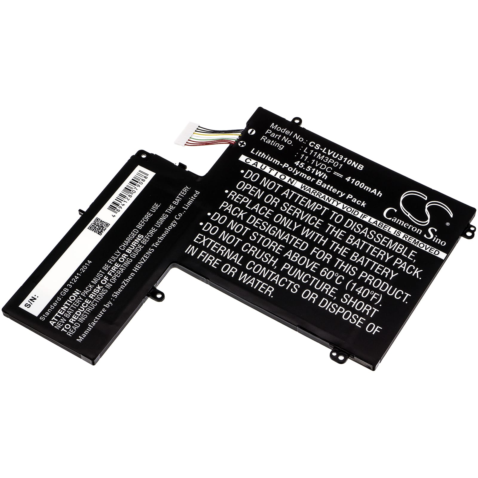 Batteri till Lenovo IdeaPad U310 mfl - 4.100 mAh