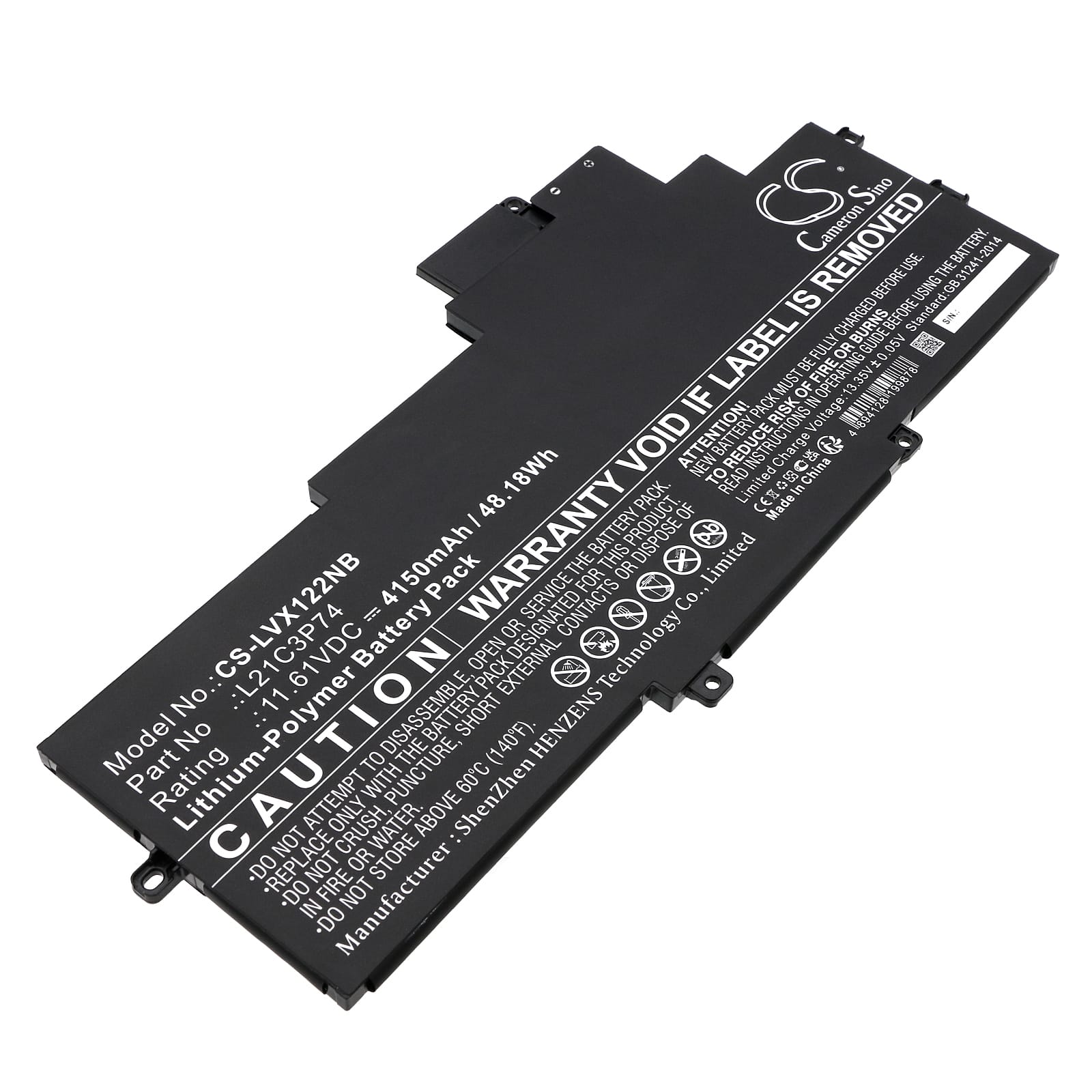 Batteri till Lenovo ThinkPad X1 Nano Gen 2 mfl - 4.150 mAh