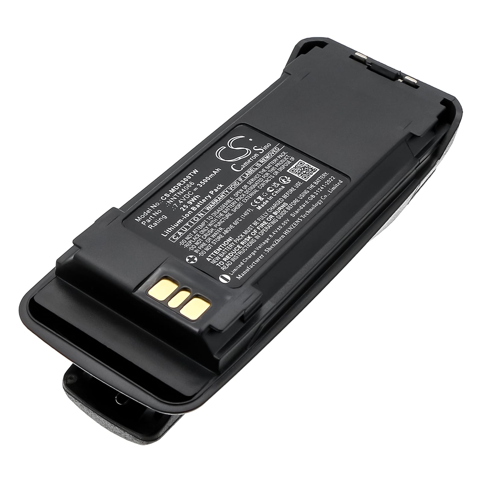 Batteri till Motorola DGP4150 mfl - 3.500 mAh