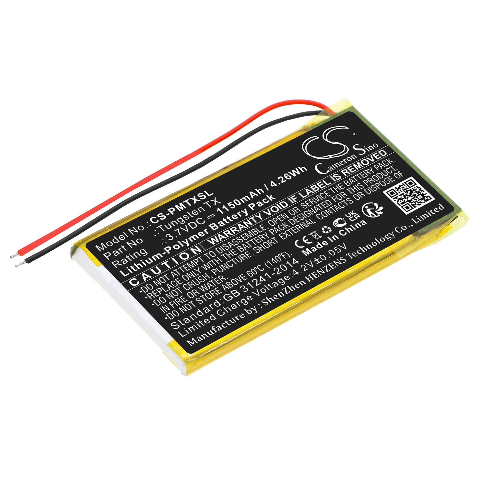 Batteri till Palm Tungsten TX - 1150 mAh