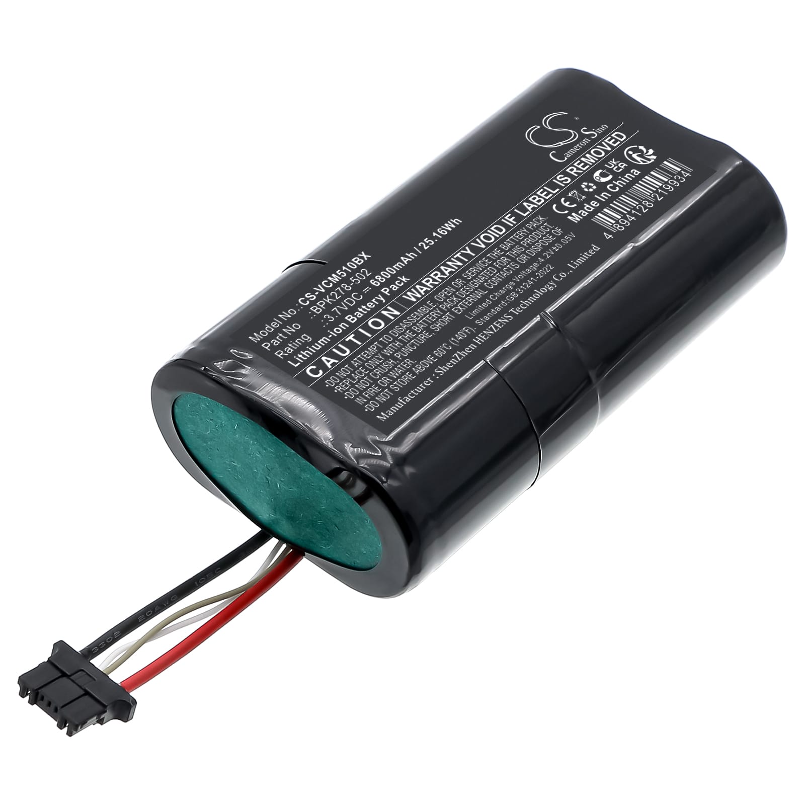 Batteri till VeriFone Carbon Mobile 5 mfl - 6.800 mAh