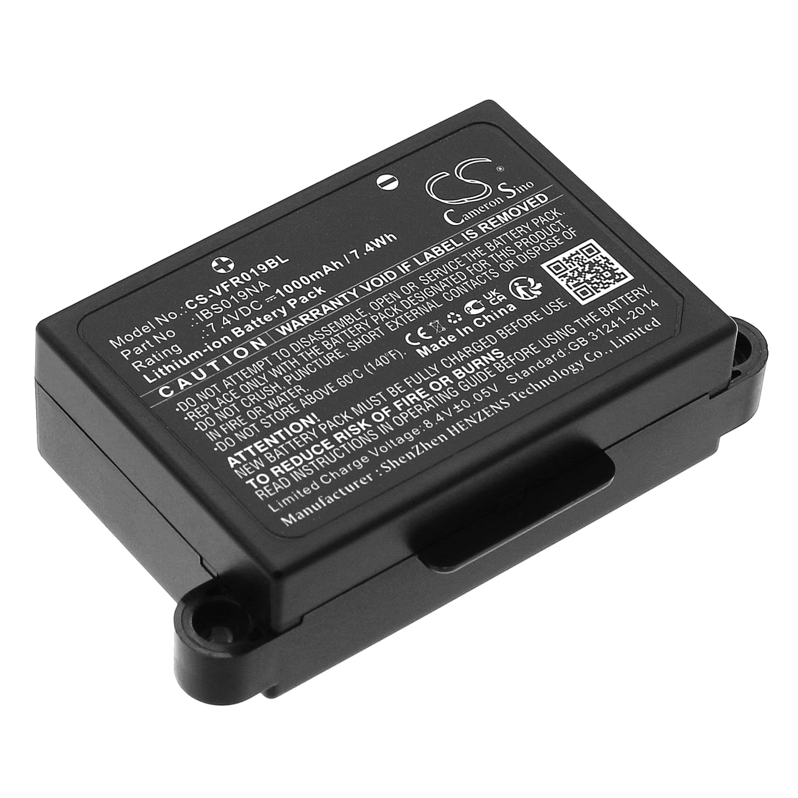 Batteri till VeriFone IBS019NA mfl - 1.000 mAh