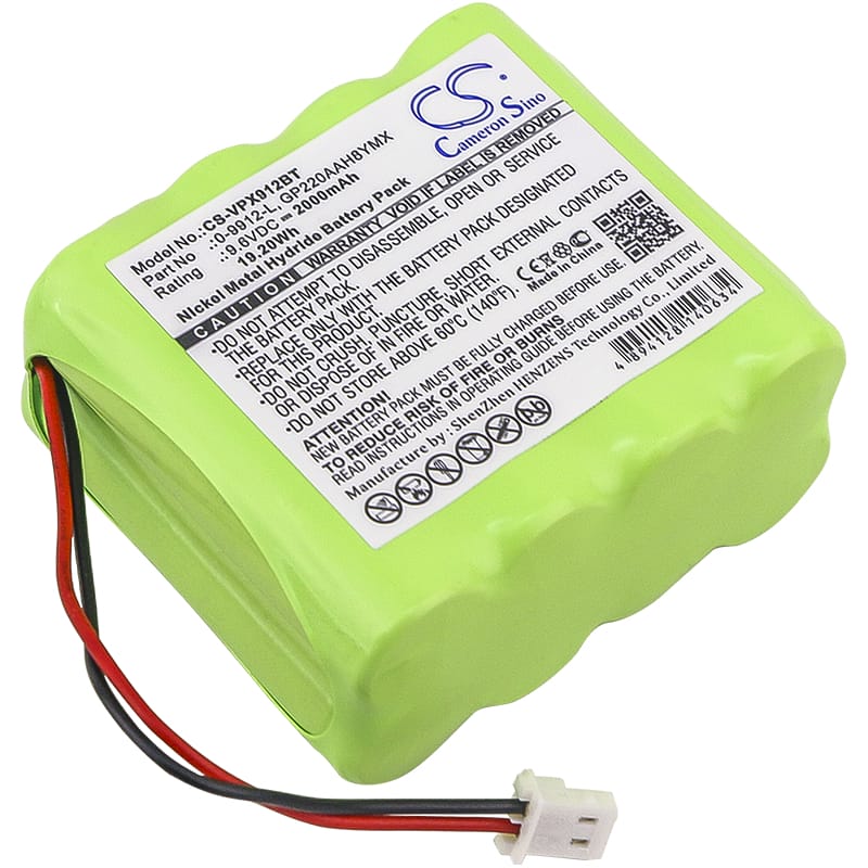 Batteri till Visonic 0-10045 mfl - 2.000 mAh