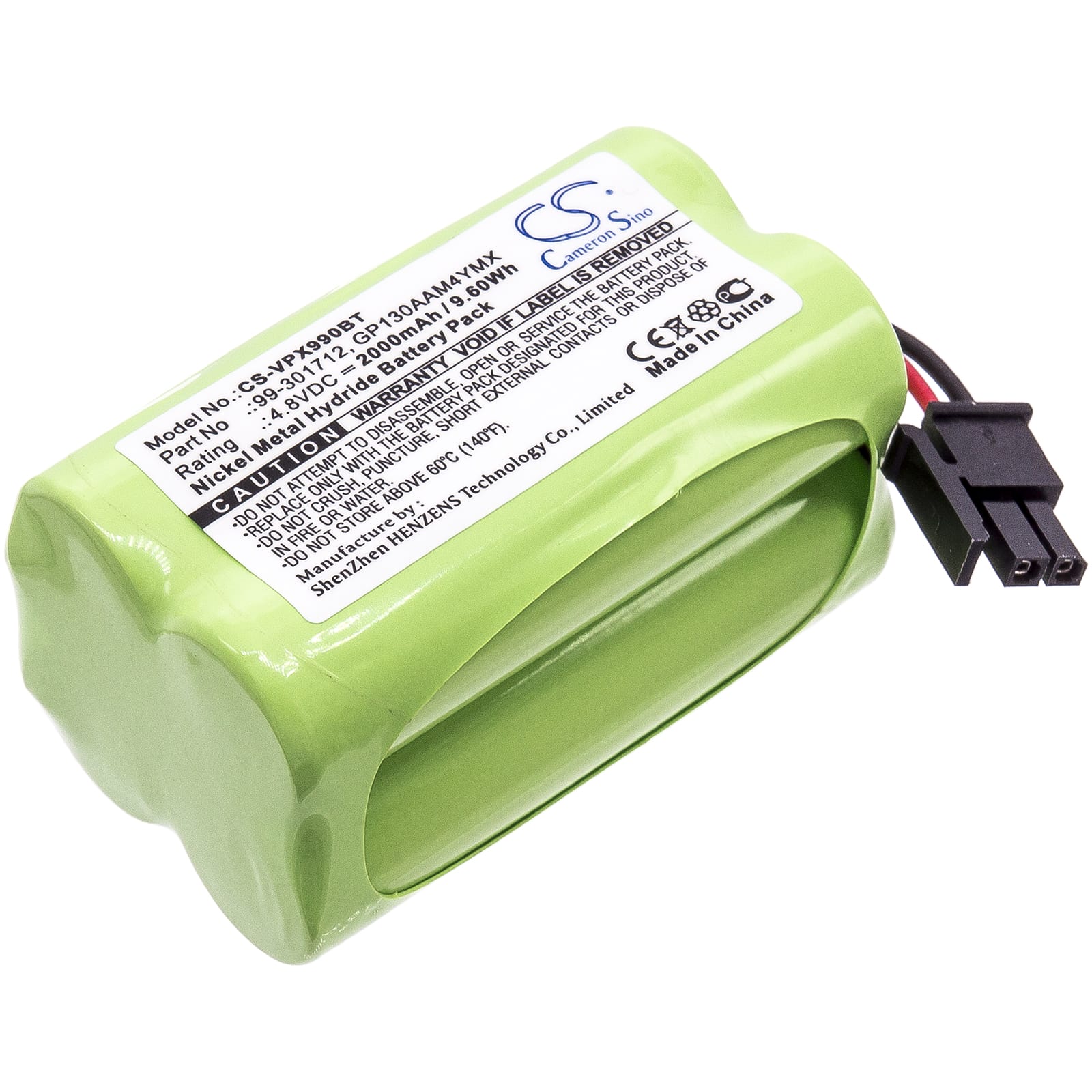 Batteri till Visonic PowerMaster 10 mfl - 2.000 mAh