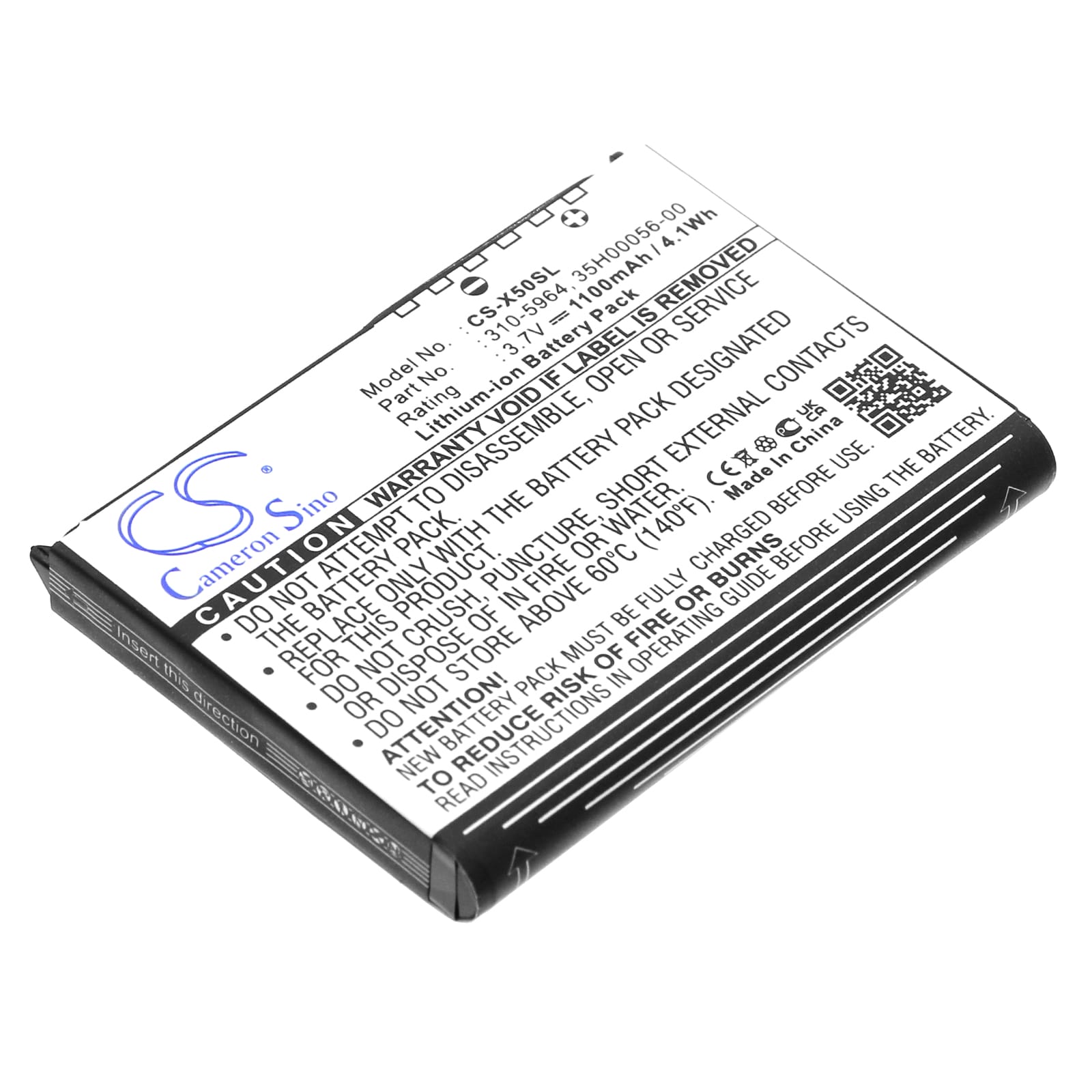 Batteri till Dell Axim X50 mfl - 1.100 mAh