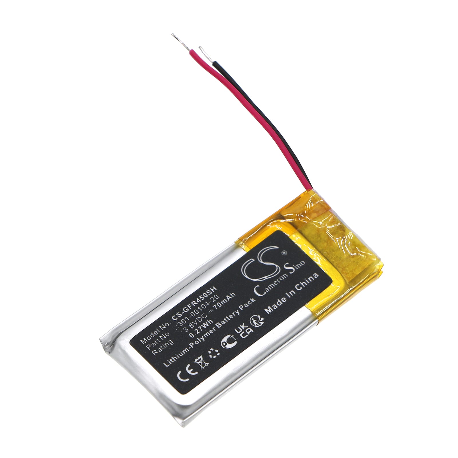 Batteri till Garmin Forerunner 45 - 70 mAh