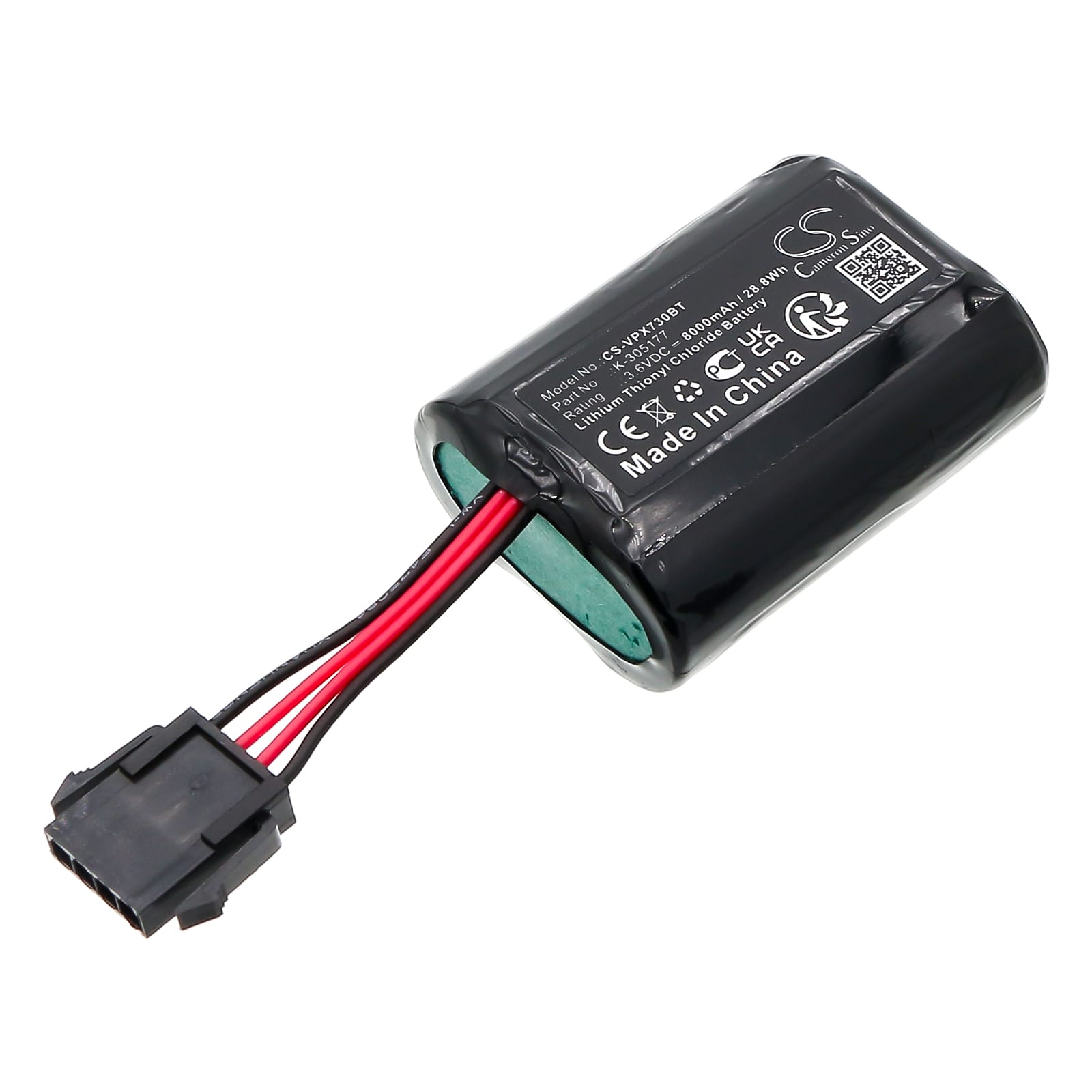 Batteri till Visonic MCS720B mfl - 8.000 mAh