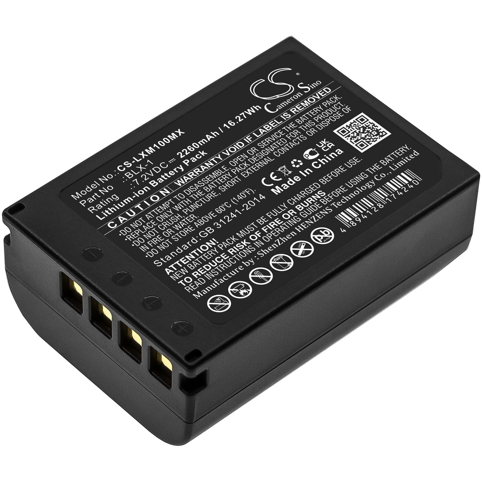 Batteri till Olympus som ersätter BLX-1