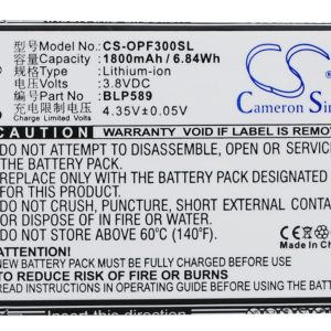 Batteri till Oppo 3000 mfl - 1.800 mAh