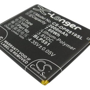 Batteri till Oppo Real R819 mfl - 2.000 mAh