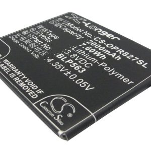 Batteri till Oppo R827 mfl - 2.000 mAh