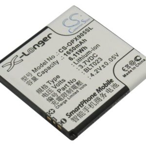 Batteri till Oppo X905 mfl - 1.650 mAh
