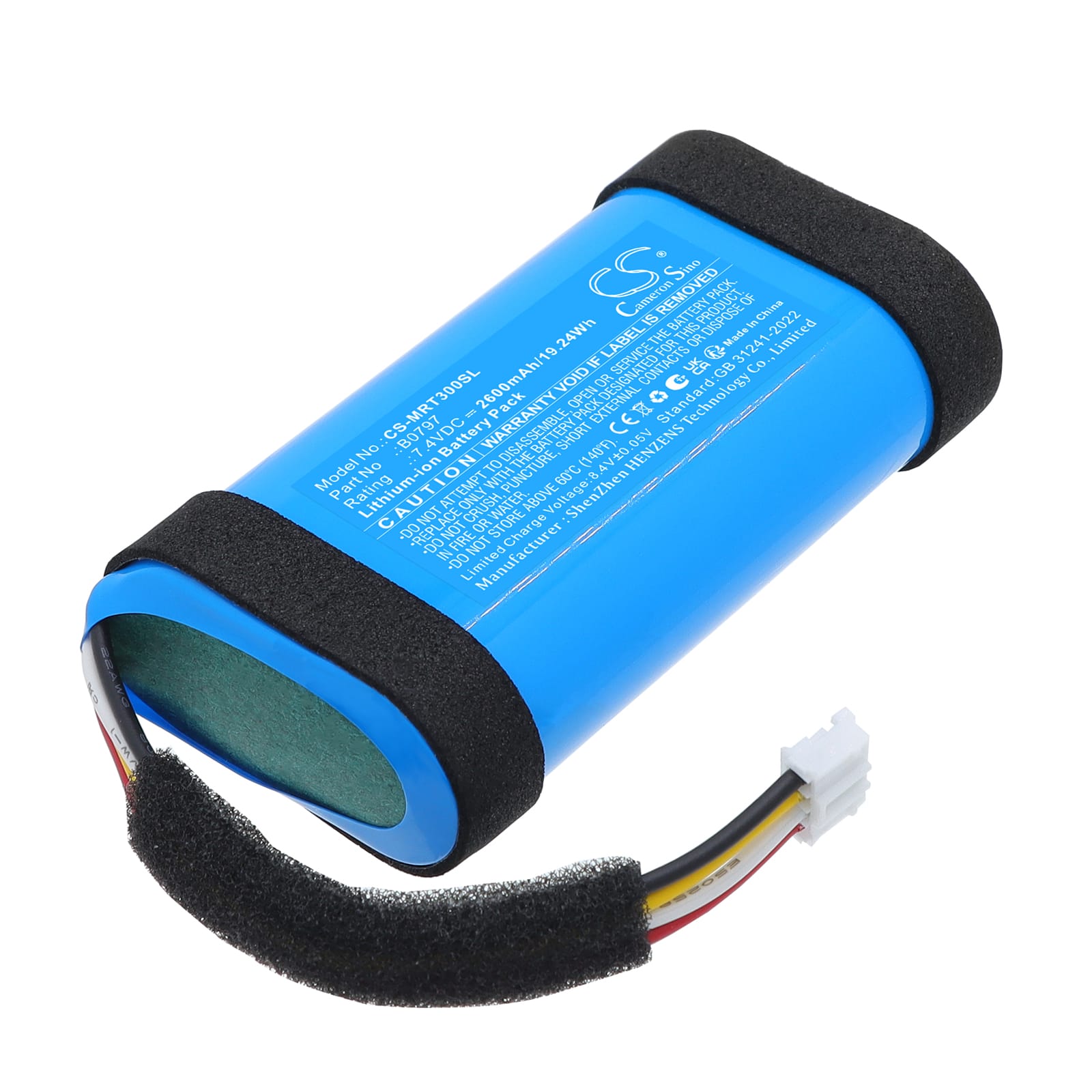 Batteri till Marshall Emberton 3 mfl - 2.600 mAh
